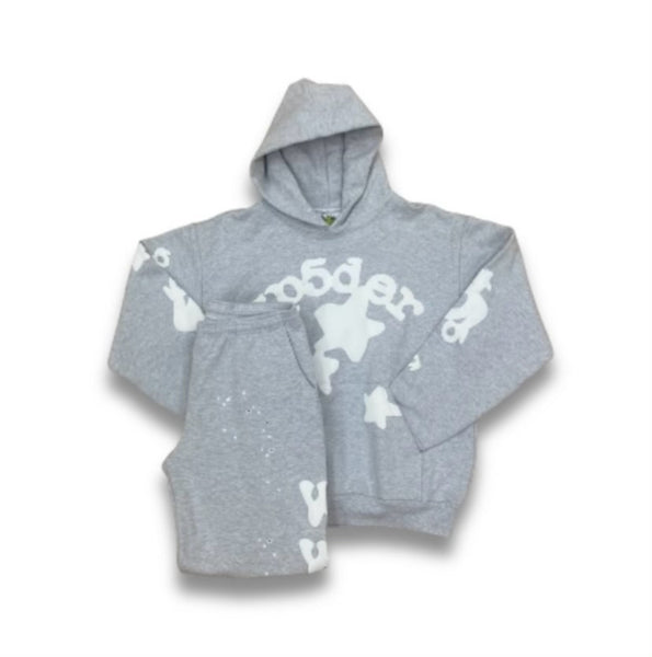 SP5DER Hoodie Heather Grey